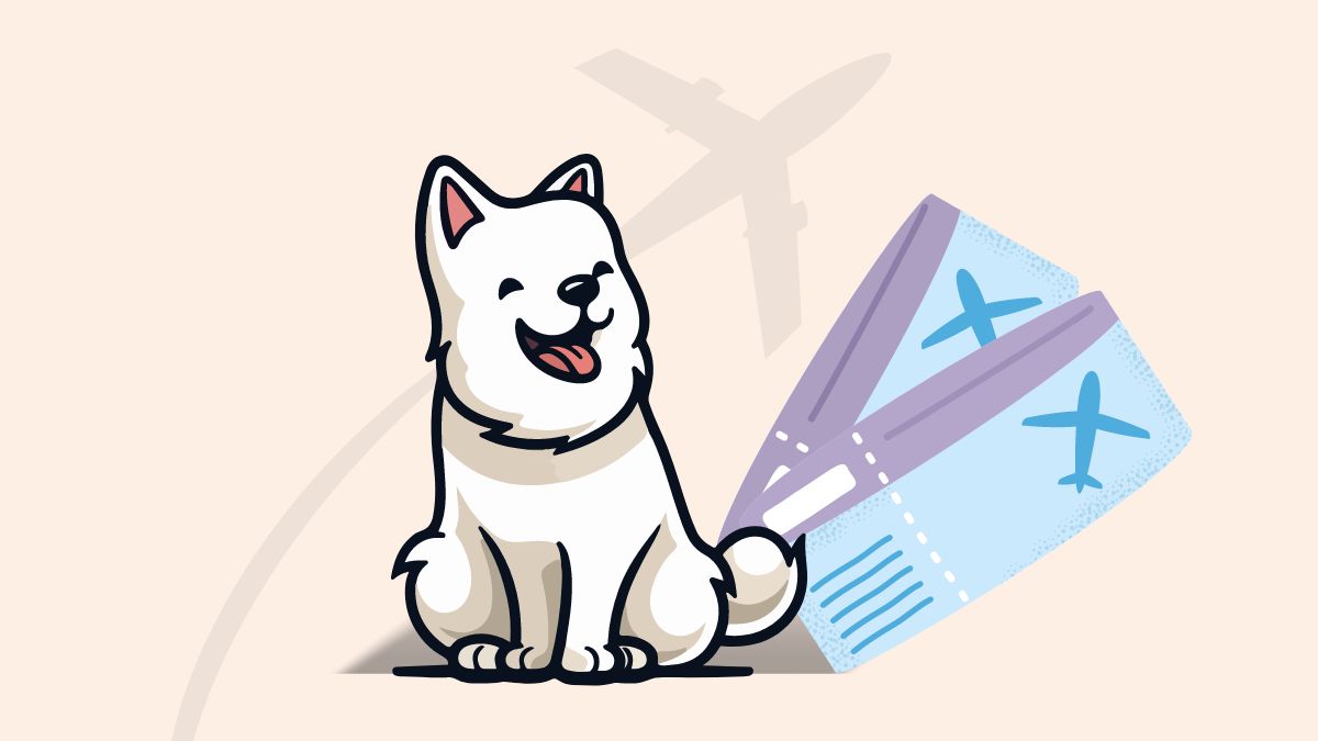 most airline airfare for pets ($125 to $200)
